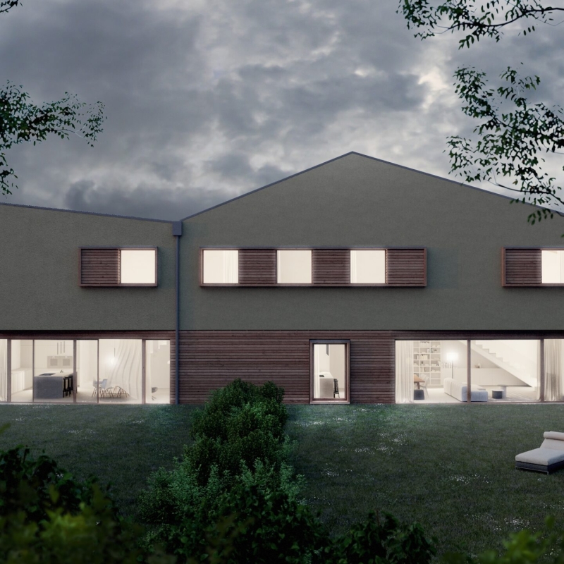 rendering modern interior design architecture building
