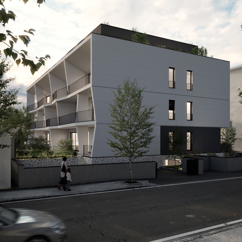 rendering modern interior design architecture building