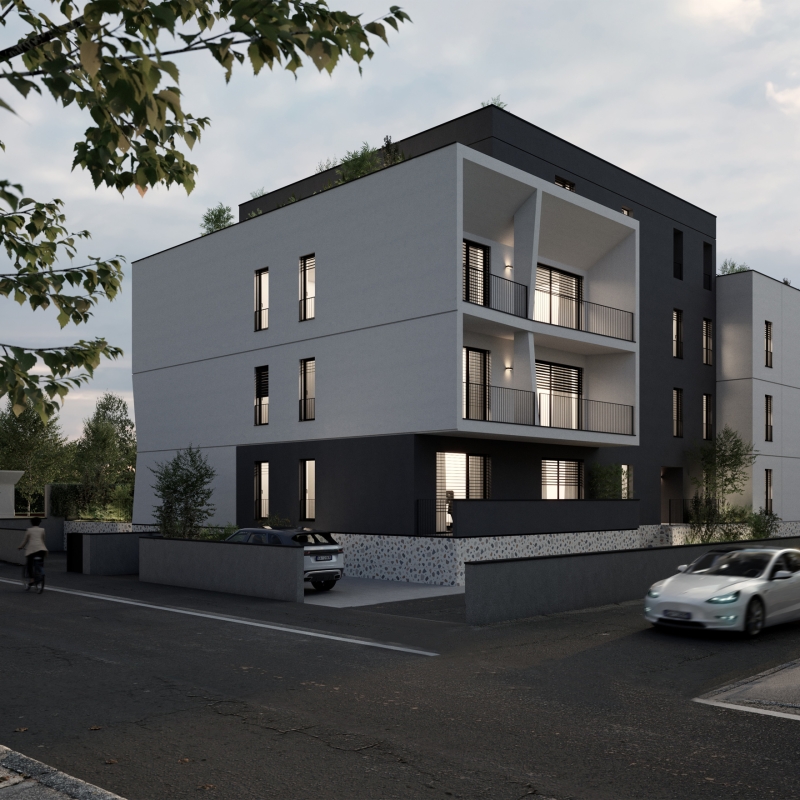 rendering modern interior design architecture building