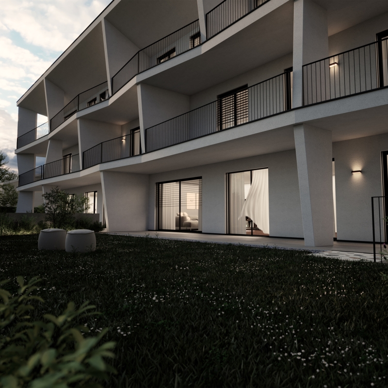 rendering modern interior design architecture building