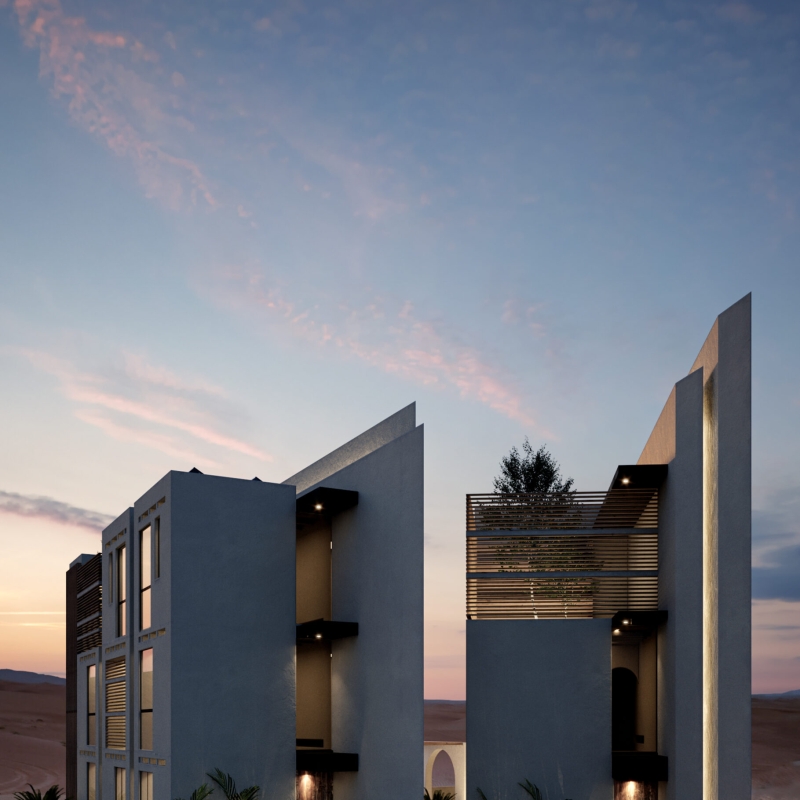 rendering modern interior design architecture building dubai concorso future house