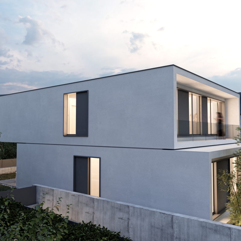 rendering modern interior design architecture building