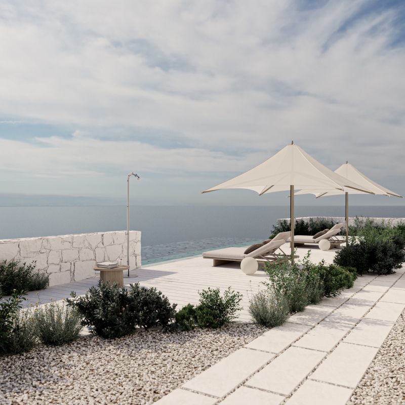 Rendering interior design faro lighthouse