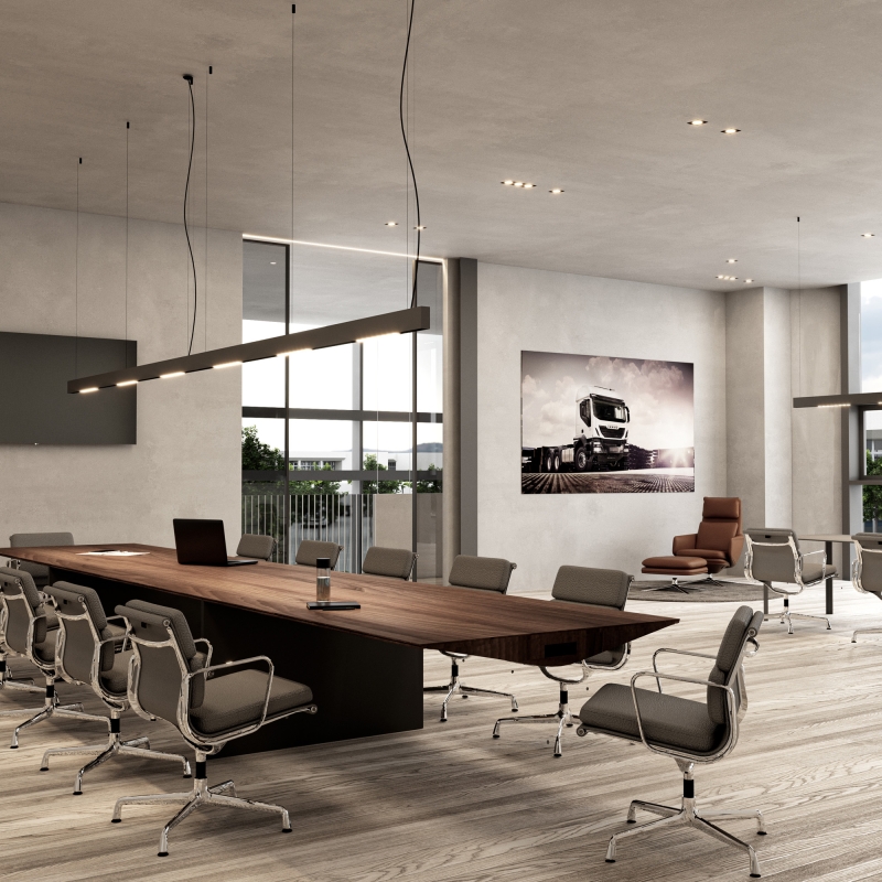 rendering dealership shed interior design vibia architecture archittettura