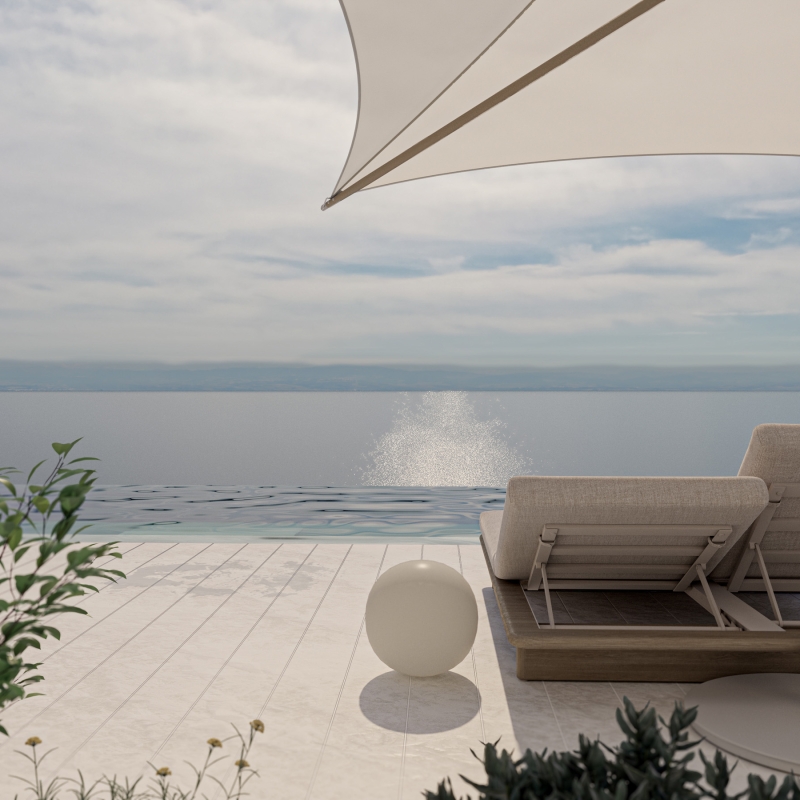 rendering faro light house interior design concorso isole tremiti faro san domini hotel boutique rendering