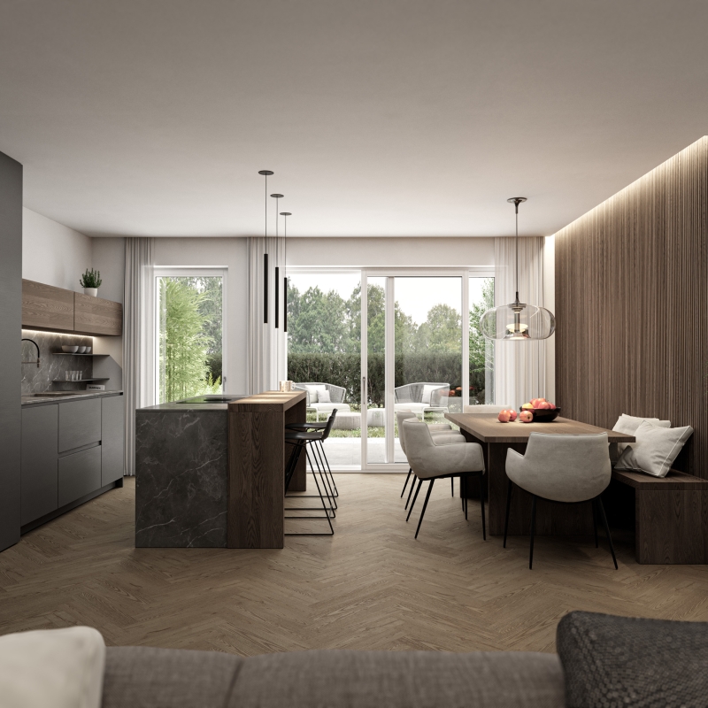 Interior design rendering modern house real estate immobiliare arredamento architettura architetcure