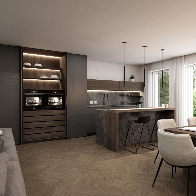 Interior design rendering modern house real estate immobiliare arredamento architettura architetcure